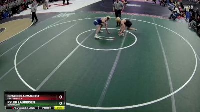 Champ. Round 1 - Kyler Lauridsen, Bennington vs Brayden Armagost, Lincoln Pius X