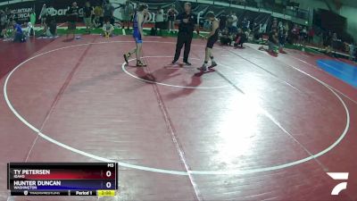 126 lbs Cons. Semi - Ty Petersen, Idaho vs Hunter Duncan, Washington