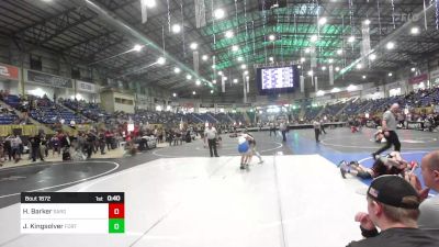 123 lbs Consi Of 16 #2 - Haven Barker, Sargent Farmers MS vs Jael Kingsolver, Fort Lupton MS