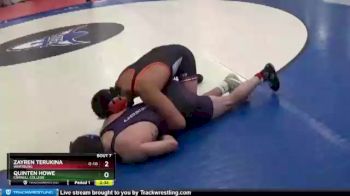 141 lbs Quarterfinal - Zayren Terukina, Wartburg vs Quinten Howe, Cornell College