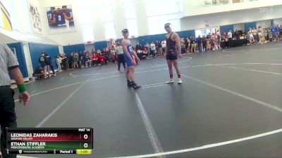 157 lbs Prelim - Ethan Stiffler, Mercersburg Academy vs Leonidas Zaharakis, Saucon Valley