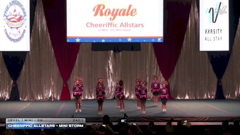 Cheeriffic Allstars - Mini Storm [2026 L1 Mini - D2 Day 1] 2026 The American Royale Sevierville Nationals