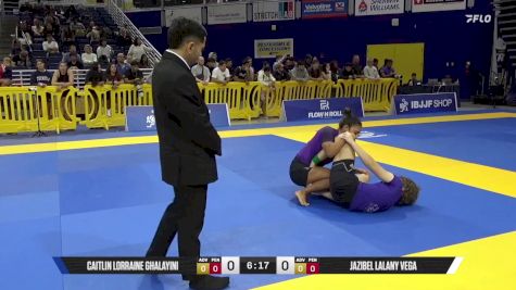Jazibel Lalany Vega vs Caitlin Lorraine Ghalayini 2025 Pan IBJJF Jiu-Jitsu No-Gi Championship