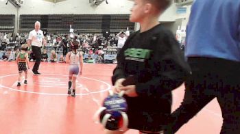 44 lbs Rr Rnd 2 - Athenah Gaines-Ratliff, American MMAW - K3 vs Caysen Avery, Rabbit Wrestling Club - K3