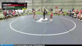 106 lbs Placement Matches (8 Team) - James Hicks, Tennessee vs Zaidyn Quinonez, Colorado