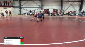 174 lbs Prelims - Jett Tancsik, Rhode Island College vs Malik Settles, New England College