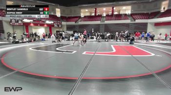 120 lbs 3rd Place - Sophia West, Collinsville HS Girls vs Bentley Samuels, Bentonville West Girls
