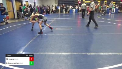 90 lbs Final - Mason Myers, Spartans vs Edward Encarnacion, Headhunters