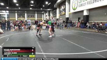 112 lbs Round 4 (6 Team) - Saphira Olsen, Doomsday vs Kylee Kurszewski, Wisconsin