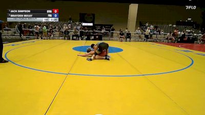 138 lbs 1st Place Match - Jack Simpson, Black Fox Wrestling Academy vs Brayden Mixay, Primal Wrestling Academy