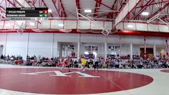 141 lbs 3rd Place Match - Dylan Phelps, Olivet vs Desmond Diggs, Mount St. Joseph