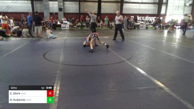 62 lbs Quarterfinal - Cole Shirk, Unattached vs Armeen Kuljancic, Unattached