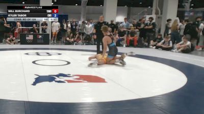 70 kg Cons. Rd Of 128 - Will Burchard, Tiger Den Wrestling Club vs Kyler Tabor, Cardinal Wrestling Club