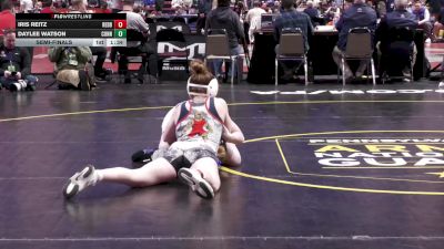 112 lbs Semifinal - Iris Reitz, Redbank Valley-G vs Daylee Watson, Conneaut-G