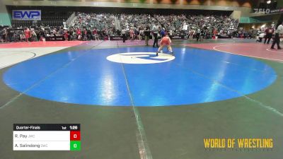 77 lbs Quarterfinal - Riggs Pay, JWC vs Aiden Salindong, Durham Wrestling Club