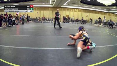 58 lbs Consolation - Alyssa Avila, Imperial Valley WC vs Raylin Pearson, Peterson Grapplers