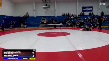 170 lbs Semifinal - Faith Macharia, Missouri Baptist vs Aalyah Villarreal, Texas Wesleyan