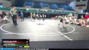 45 lbs Round 3 (3 Team) - James Beaudoin, Eastside Youth Wrestling vs Paxton Holcombe, Carolina Reapers