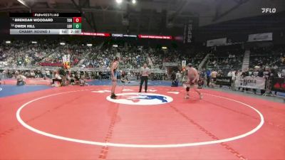 3A-157 lbs Champ. Round 1 - Brendan Woodard, Torrington vs Owen Hill, Lovell