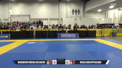 Nicolo Sanfilippo Bilardo vs Washington Ferreira Dos Santos 2025 World IBJJF Jiu-Jitsu No-Gi Championship