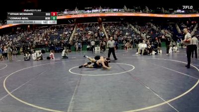 2A 157 lbs Champ. Round 1 - Ethan Mcmanus, Bunker Hill High School vs Conrad Neal, McMichael