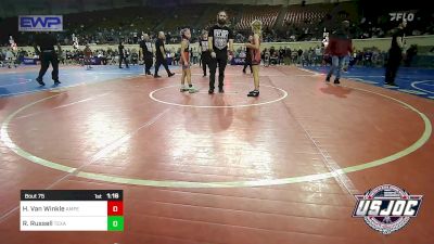 75 lbs Final - Henly Van Winkle, Amped Wrestling Club vs Rylee Russell, Texas Select Wrestling