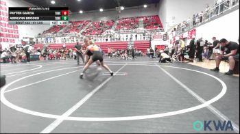 97 lbs Rr Rnd 2 - Payten Garcia, Tonkawa Takedown Club vs Addilynn Brooks, Tonkawa Takedown Club