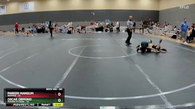 60 lbs Quarterfinal - Parker Mangum, Irontide vs Oscar Ormond, Pinning Pythons