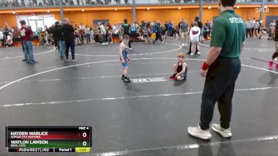 55 lbs Round 4 - Hayden Warlick, Suplex City Raptors vs Waylon Lawson, Devil Cats