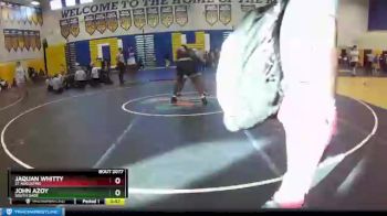 285 lbs Cons. Round 1 - Jaquan Whitty, St Augustine vs John Azoy, South Dade