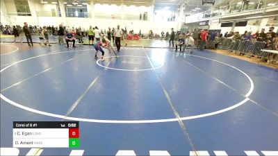 97 lbs Consi Of 8 #1 - Colin Egan, Londonderry vs Owen Ament, MarcAurele WC