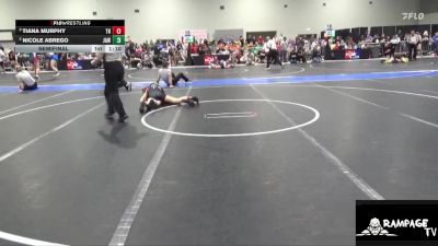 100 lbs Semifinal - Tiana Murphy, Team Haysville vs Nicole Abrego, JUIC3 ACAD3MY WRESTLING