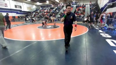 215 lbs 7th Place Match - Eddy Rivera, Norco vs Wyatt Bingham, Birmingham Charter