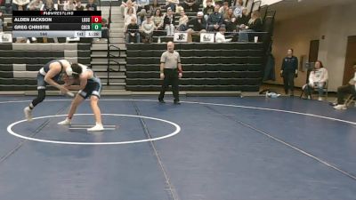 144 lbs Semis & 3rd Wb (16 Team) - Alden Jackson, Lovett School vs Greg Christie, Coahulla Creek