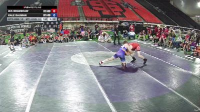 165 lbs Jex Bradshaw, Utah 2 HS Boys vs Kale Bauman, Montana 1 HS Boys