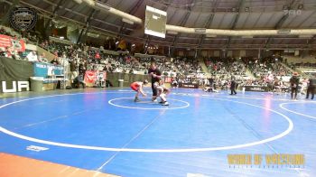 75 lbs Quarterfinal - Jysen Myers, Contender Wrestling Academy vs Lachlan Smith, Unaffiliated