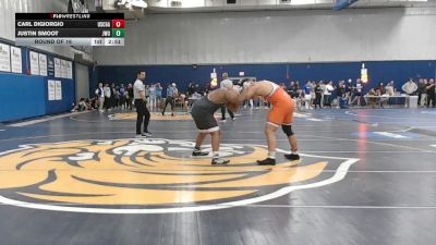 285 lbs Round Of 16 - Carl DiGiorgio, Coast Guard vs Justin Smoot, Johnson & Wales