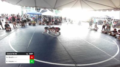 109 lbs Consi Of 16 #2 - Nohea Booth, Surfside RTC vs Ryleigh Hayes, California Grapplers