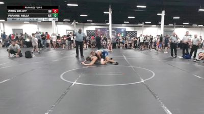 140 lbs Round 1 (6 Team) - Owen Kelley, Mat Warriors vs Frankie Rella, NJ Squeeze