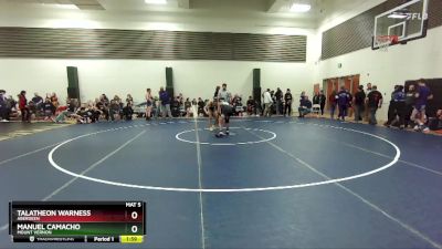 106 lbs Semifinal - Talatheon Warness, Aberdeen vs Manuel Camacho, Mount Vernon