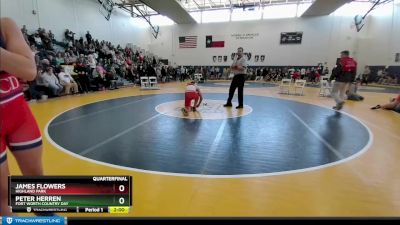 162 lbs Quarterfinal - James Flowers, Highland Park vs Peter Herren, Fort Worth Country Day