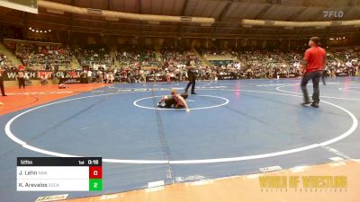 52 lbs Round Of 16 - John Lehn, Nebraska Wrestling Academy vs Karson Arevalos, Socal Grappling Club