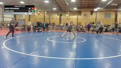 197 lbs Cons. Round 3 - Gabe Vasa, Eastern Oregon University vs Rade Ostrander, North Idaho College