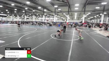 78 lbs Final - Julian Lawrence, Redwave WC vs Cruz Armstrong, Sublime Wrestling Academy