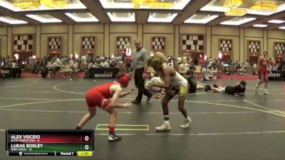 90 lbs Round 4 (6 Team) - Lukas Boxley, Ohio Gold vs ALEX VISCIDO, Elite Wrestling