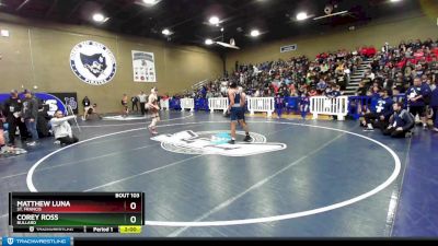 138 lbs Champ. Round 1 - Corey Ross, Bullard vs Matthew Luna, St. Francis