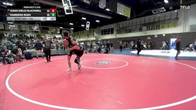 144 lbs Cons. Round 4 - Jonah (Helo) Blackwell, Central Catholic vs Kameron Rush, Del Oro