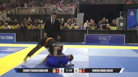 Vanessa Maria Avalos vs Charley Raegan Caballero 2025 Pan Kids Jiu-Jitsu IBJJF Championship