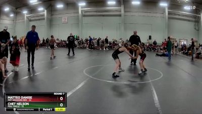 84 lbs Round 7 (8 Team) - Matteo Danise, Mat Assassins Red vs Chet Nelson, Full Circle