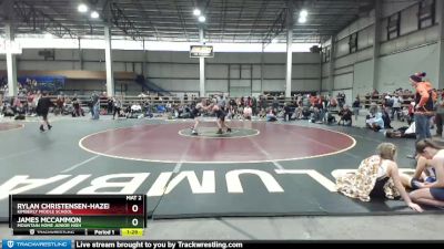 110 lbs Champ. Round 2 - James McCammon, Mountain Home Junior High vs Rylan Christensen-Hazeltine, Kimberly Middle School